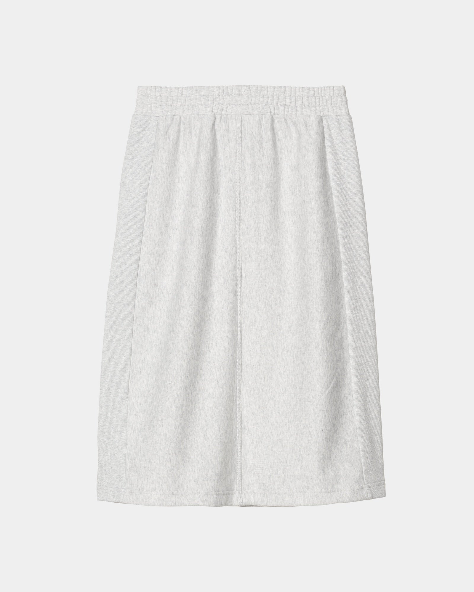 American Script Sweatpants Skirt - Soft Fleece Lounge Skirt with Elastic Waistband | Ash Heather Color | Perfect for Yoga, Lounging & Casual Wear
