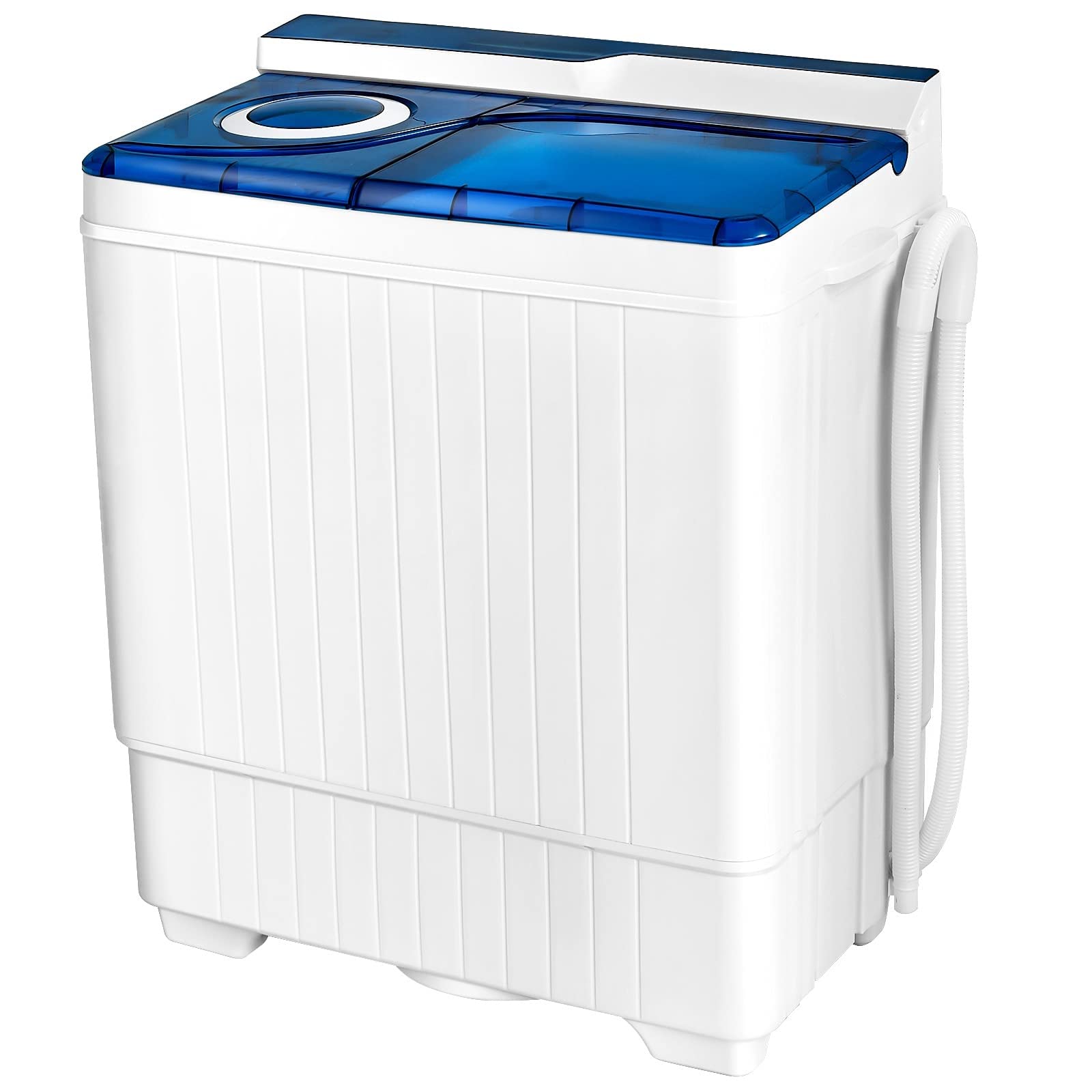 FP10355-BL Compact Portable Washing Machine for Apartments, Dorms, RVs - Lightweight & Energy Efficient Mini Washer in Blue - Perfect for Small Spaces, Camping & Travel