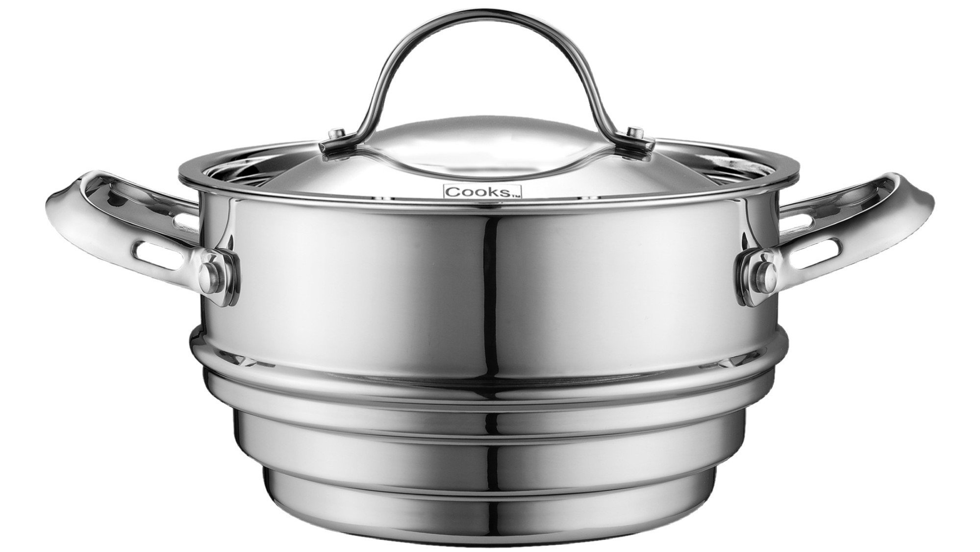 Premium 10-Piece Stainless Steel Cookware Set - Multi-Ply Clad Pots & Pans with Stay-Cool Handles | Dishwasher & Oven Safe up to 500°F | Professional Kitchen Essentials for Home Chefs | Perfect for Sautéing, Boiling & Baking