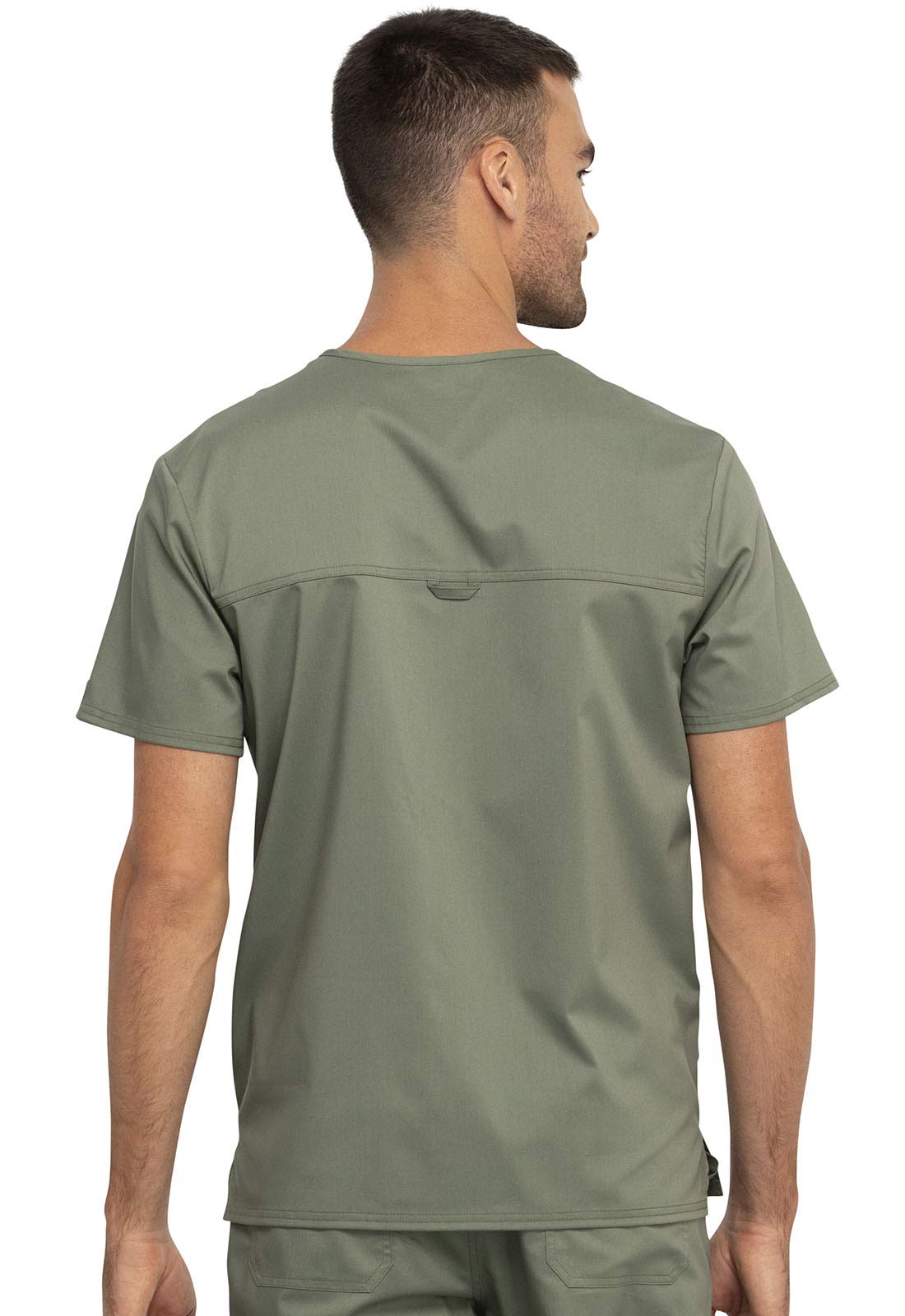 Cherokee Men's Scrubs Top - Comfortable Workwear V-Neck T-Shirt for Healthcare Professionals | Breathable & Tuckable Design for Nurses, Doctors & Medical Staff | WW690