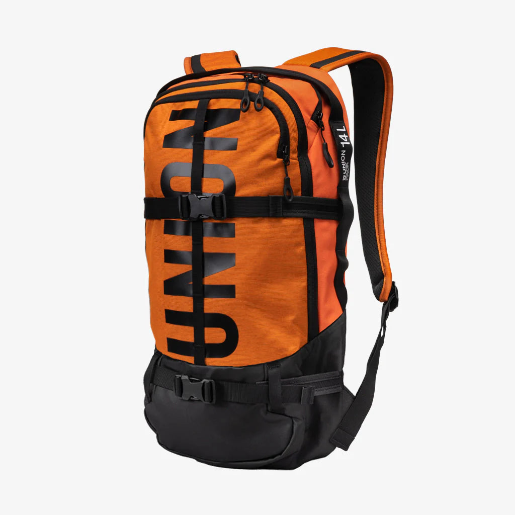 Union 2025 Resort Pack 14L Waterproof Travel Backpack - Orange | Lightweight Hiking Daypack for Beach, Camping & Outdoor Adventures
