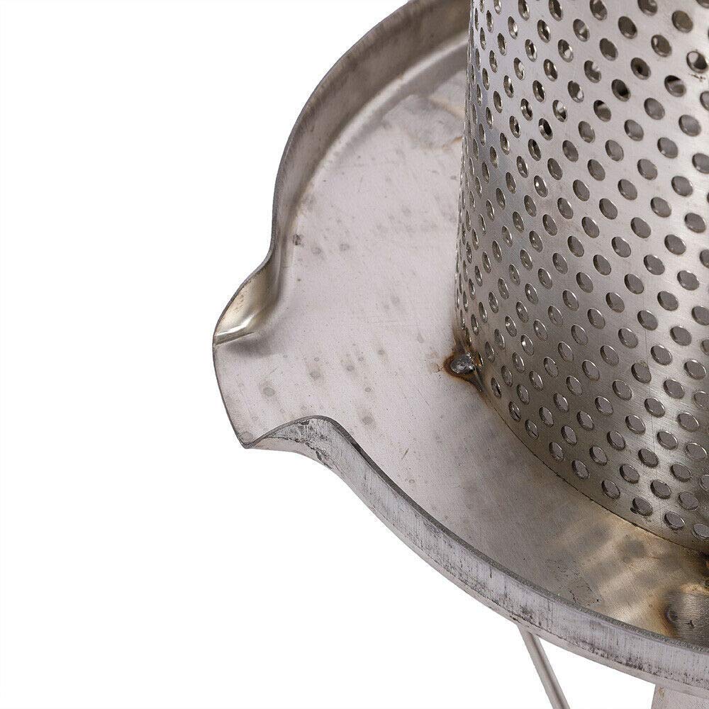 Stainless Steel Manual Honey Press Extractor - Beeswax Presser for Beekeeping, Home Use, Wine Making & Restaurants | Perfect for Harvesting Pure Honey from Honeycombs in Bee Fields & Small Farms
