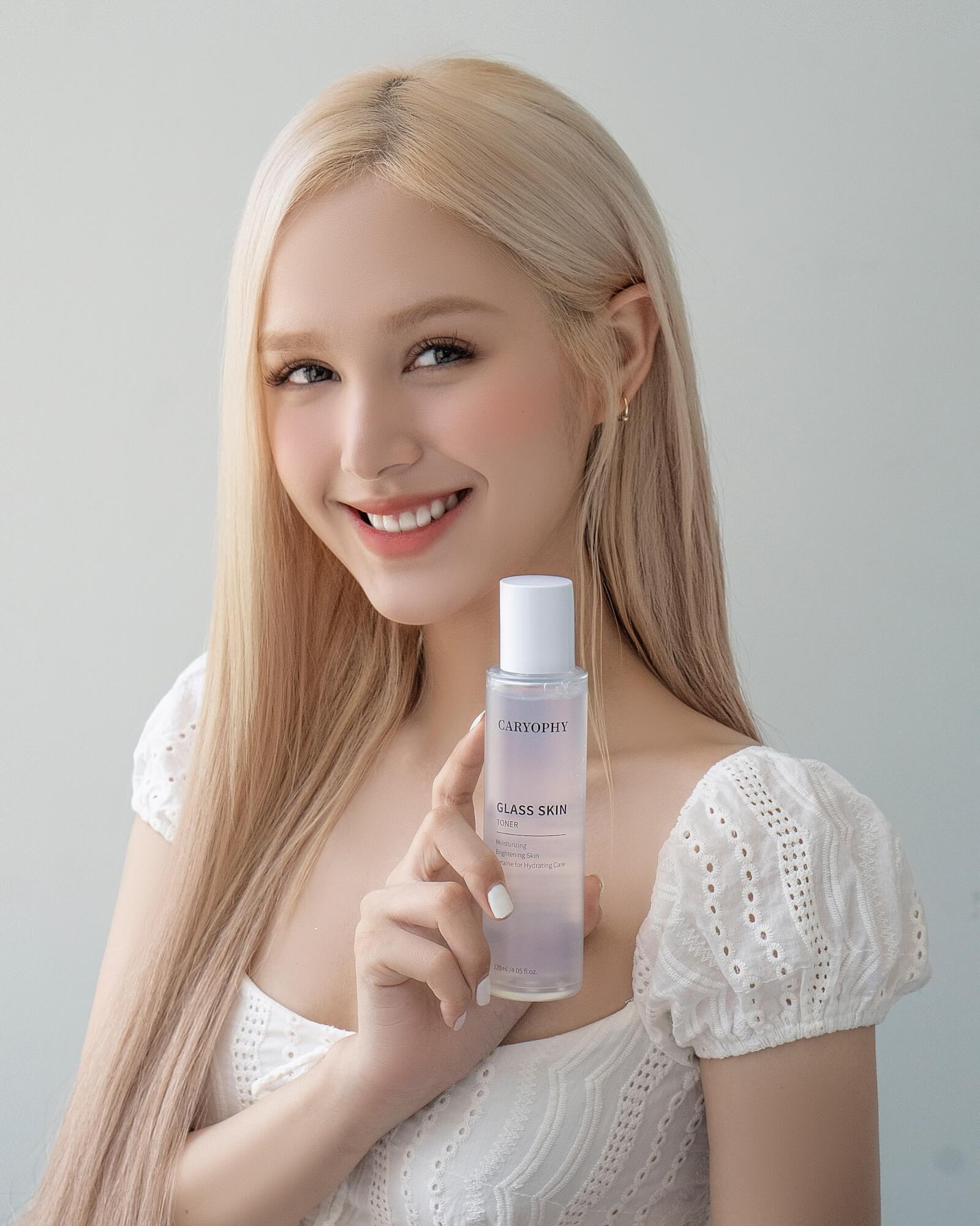 CARYOPHY Glass Skin Toner 120ml - Hydrating Facial Toner for Glowing Skin | Korean Skincare for Dry & Sensitive Skin | Perfect for Daily Skincare Routine & Pre-Makeup Prep