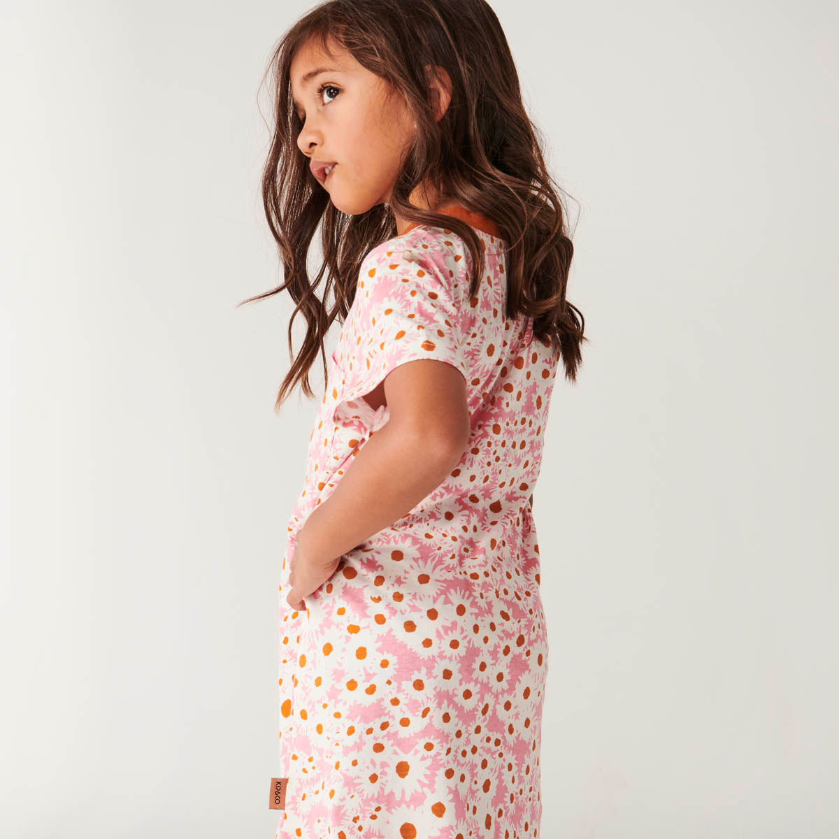 Kip & Co Woodstock Peony Short Sleeve Nightie - Women's Floral Sleepwear for Summer, Comfortable & Breathable Pajama Dress - Perfect for Lounging, Sleepovers & Relaxing at Home