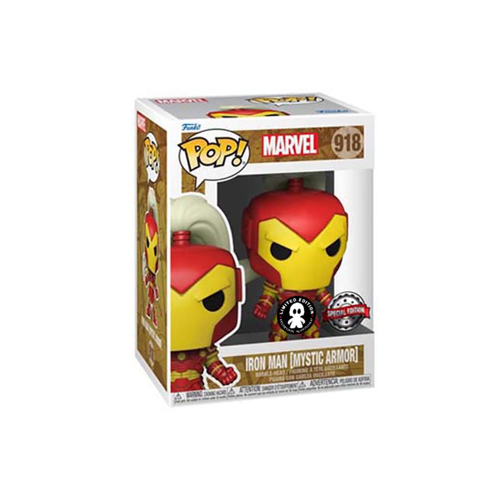 Iron Man (Mystic Armor) Funko Pop Vinyl Figure - Exclusive Collectible Marvel Superhero Toy for Display & Gifts