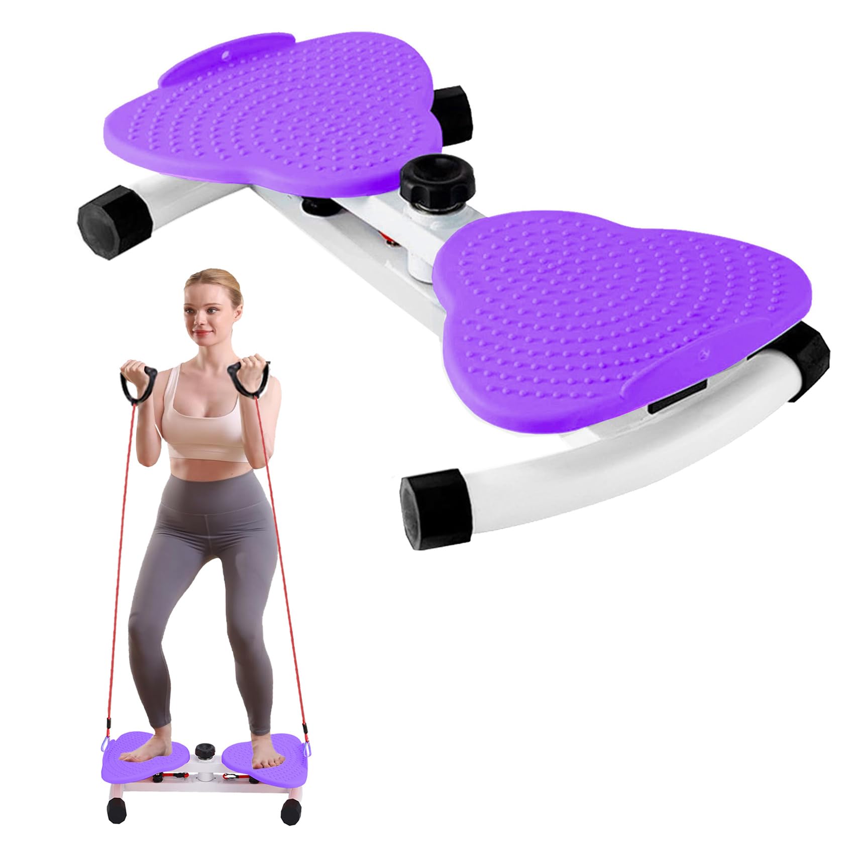 Adjustable Twist Board for Exercise - Waist Twister Machine for Core Workouts & Waist Sculpting | Home Gym Equipment for Fitness & Toning