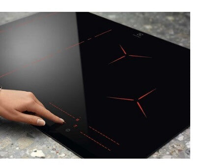 Electrolux EIP8546 80cm Built-in Induction Hob - 4 Zone Ceramic Cooktop with Touch Control for Modern Kitchen | Perfect for Home Cooking, Entertaining & Professional Chefs