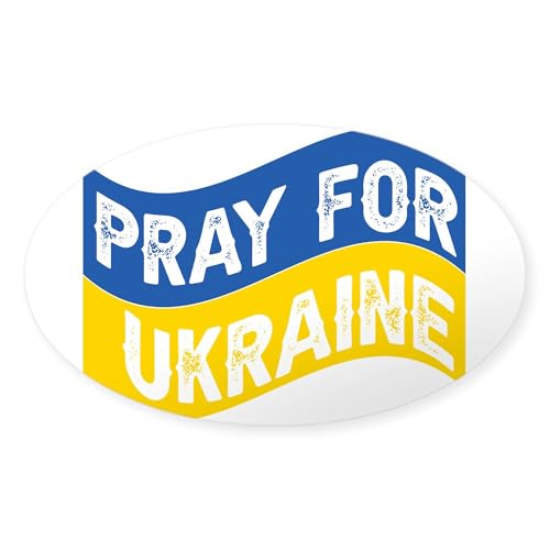 Clear - Pray for Ukraine Sticker