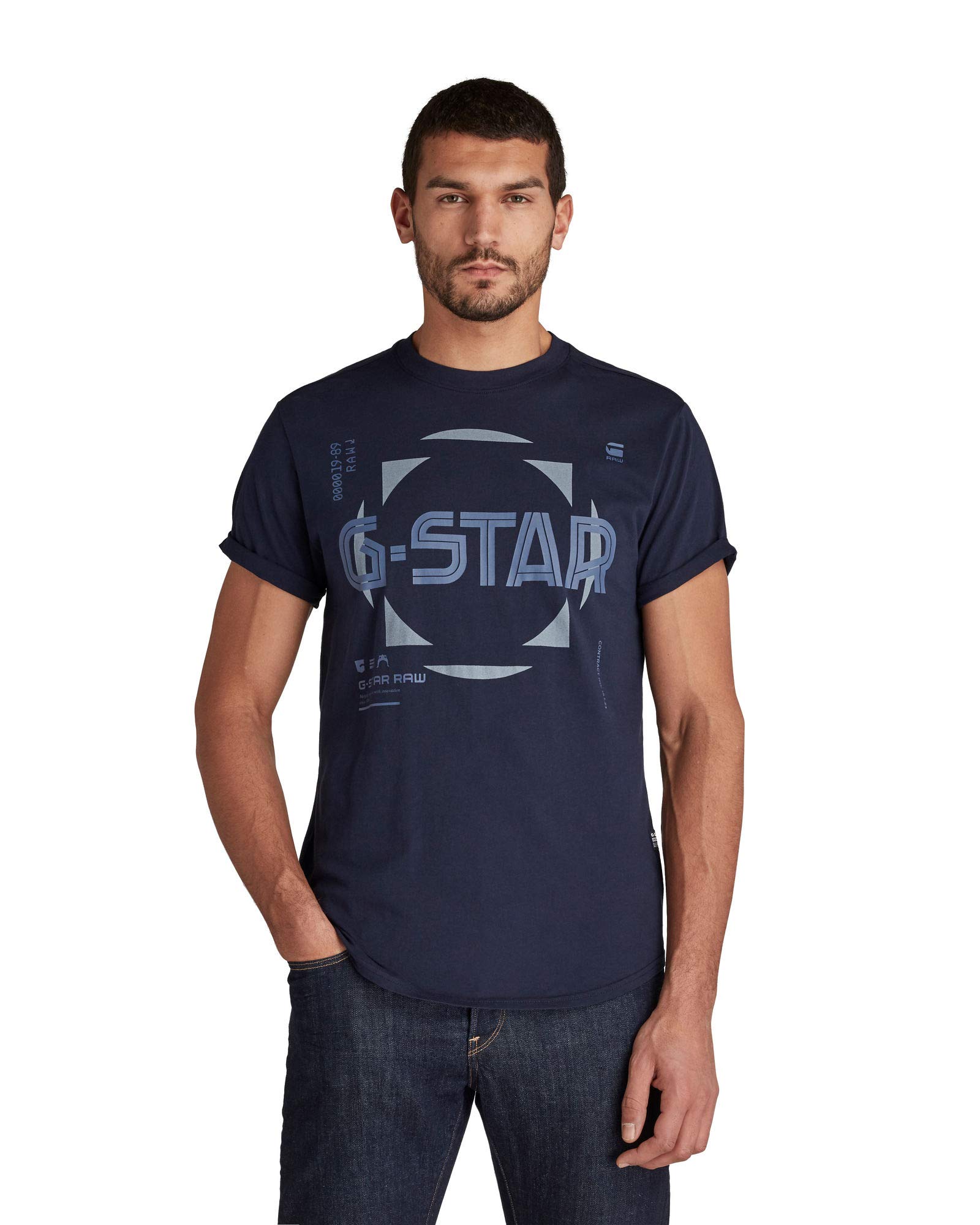 G-Star Men's Lash Graphic Cotton T-Shirt - Stylish Casual Tee for Everyday Wear, Streetwear & Outfits