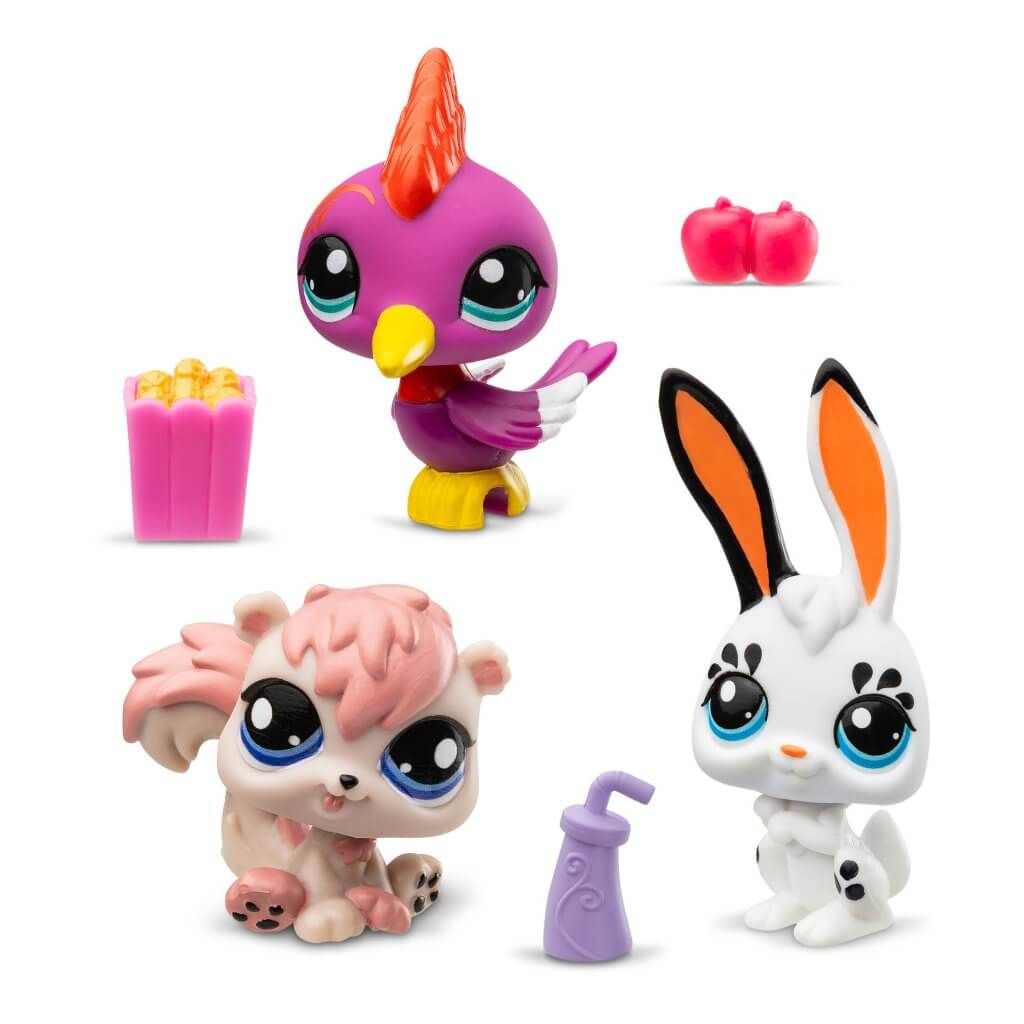 Littlest Pet Shop Trio in Tube - 3 Pack Park Pets | Collectible Animal Figures for Kids, Playtime & Display | Perfect for Birthday Gifts & Toy Collections