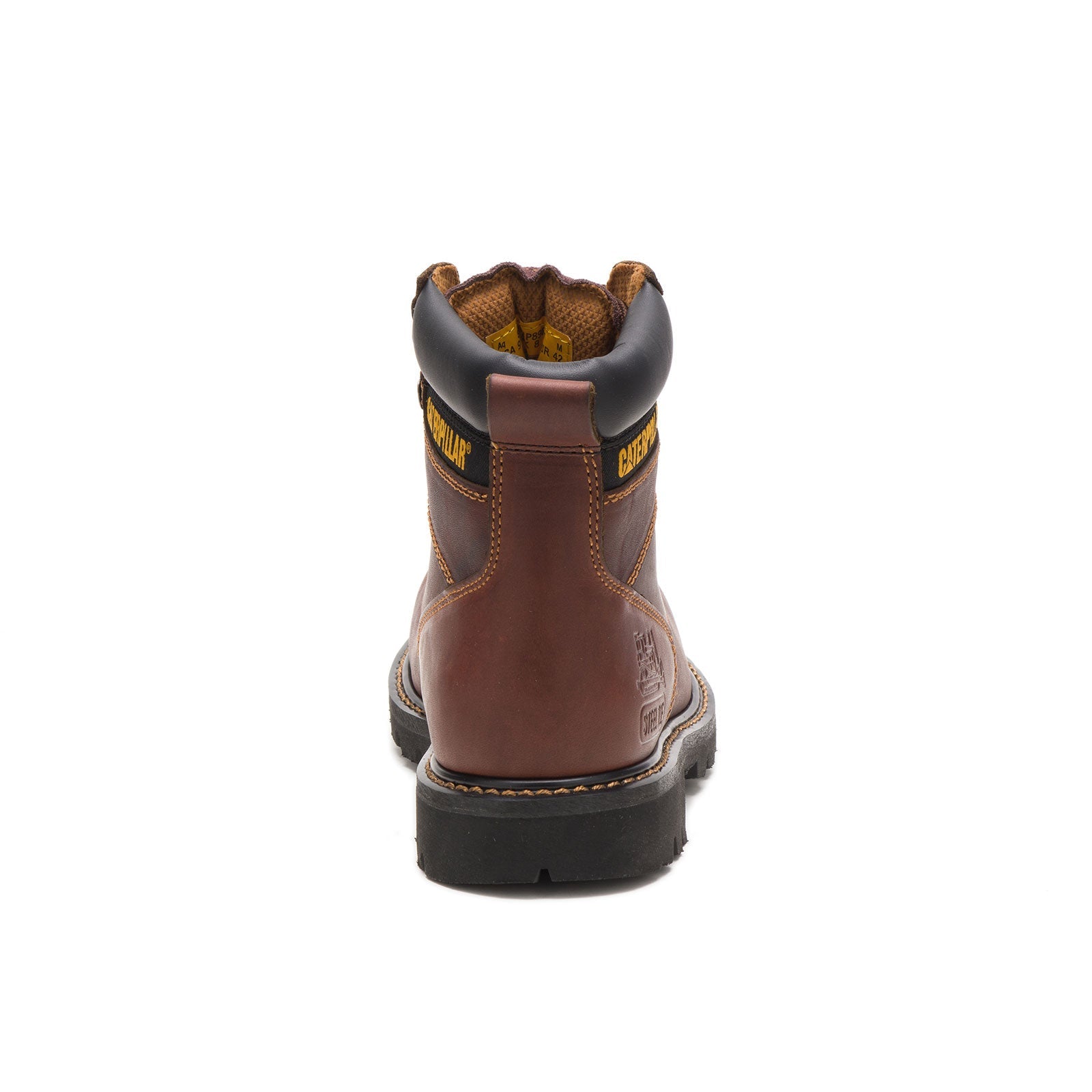 Second Shift Steel Toe Work Boots for Men - Tawny Brown Safety Shoes with Slip Resistant & Electrical Hazard Protection - Ideal for Construction, Warehouse & Industrial Work