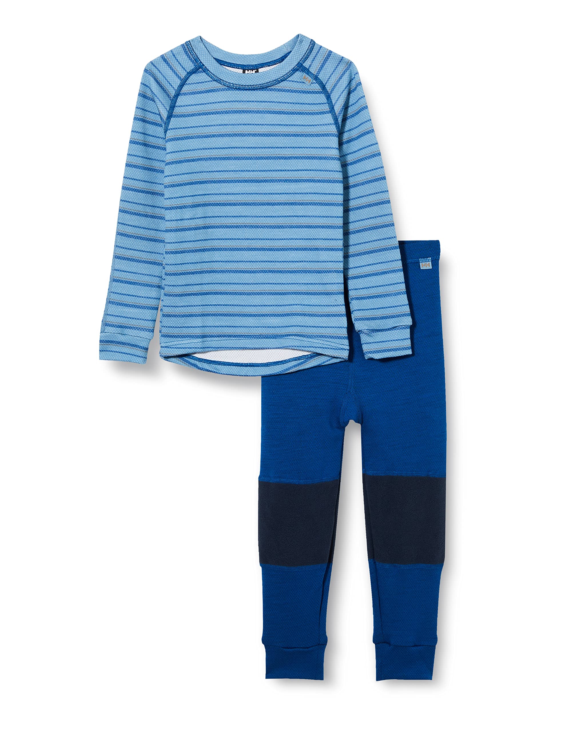 Helly Hansen Kids' K HH Graphic Lifa Merino Base Layer Set - Warm Thermal Underwear for Boys & Girls - Perfect for Skiing, Snowboarding & Winter Outdoor Activities