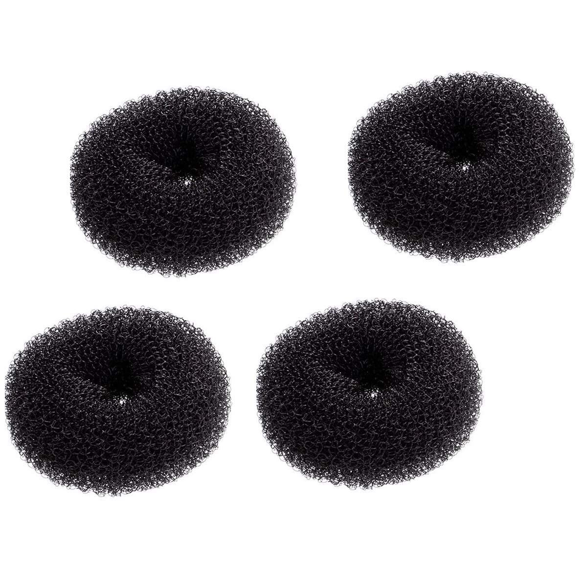 4 Pack Mini Hair Bun Maker for Kids & Girls - Extra Small 2.4
