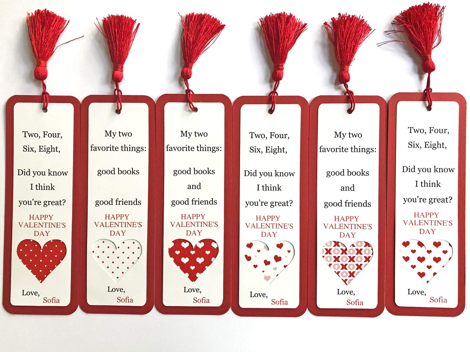 Romantic Valentine's Day Bookmark Set - Heart-Shaped Reading Accessories for Couples, Book Lovers & Gift Ideas - Perfect for Date Night, Anniversary & Romantic Gifts