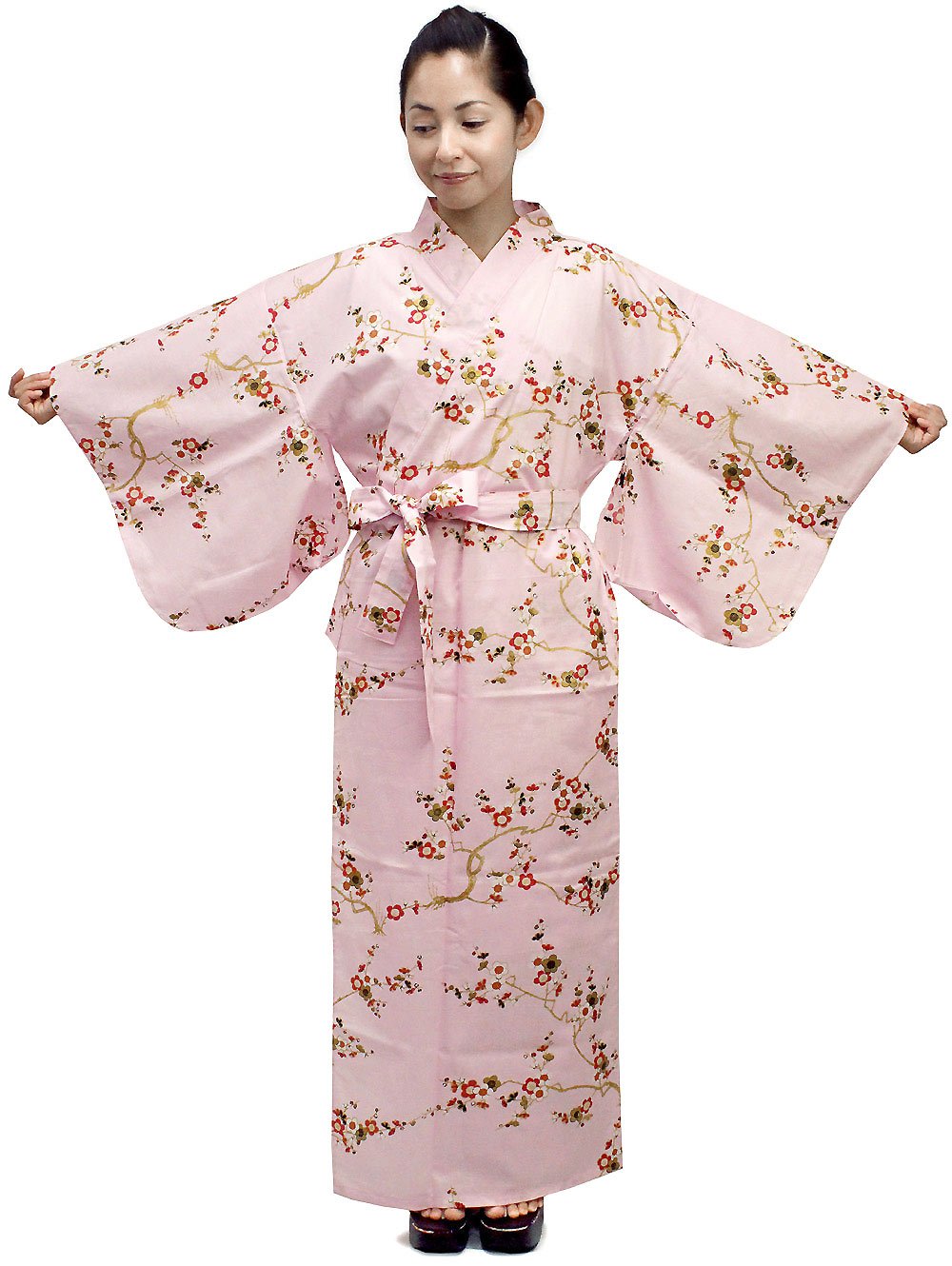 Women's Cotton Kimono Yukata Robe - Medium (56