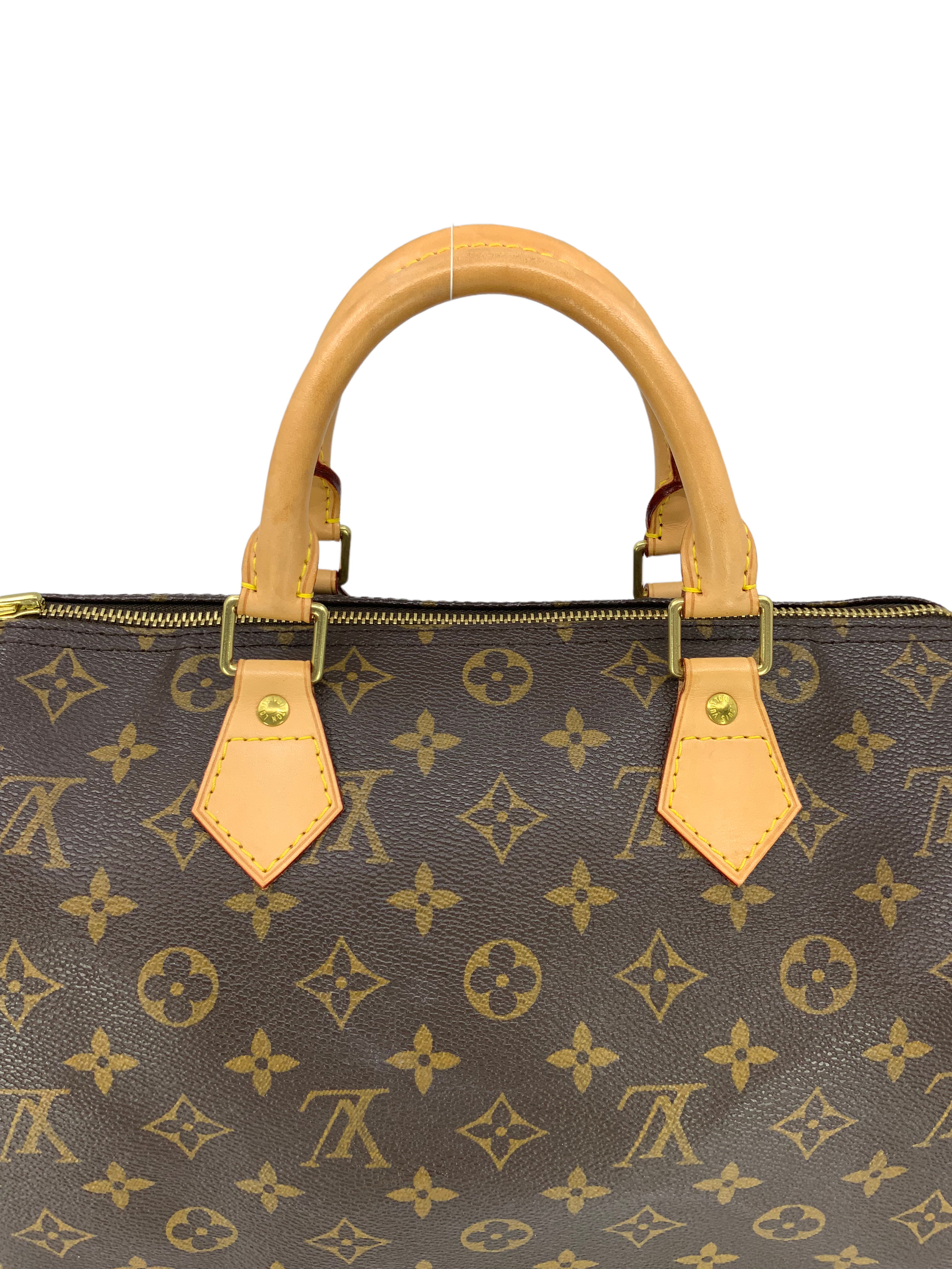 Authentic Louis Vuitton Monogram Speedy 30 Handbag - Luxury Canvas Shoulder Bag for Women - Perfect for Work, Travel & Everyday Use