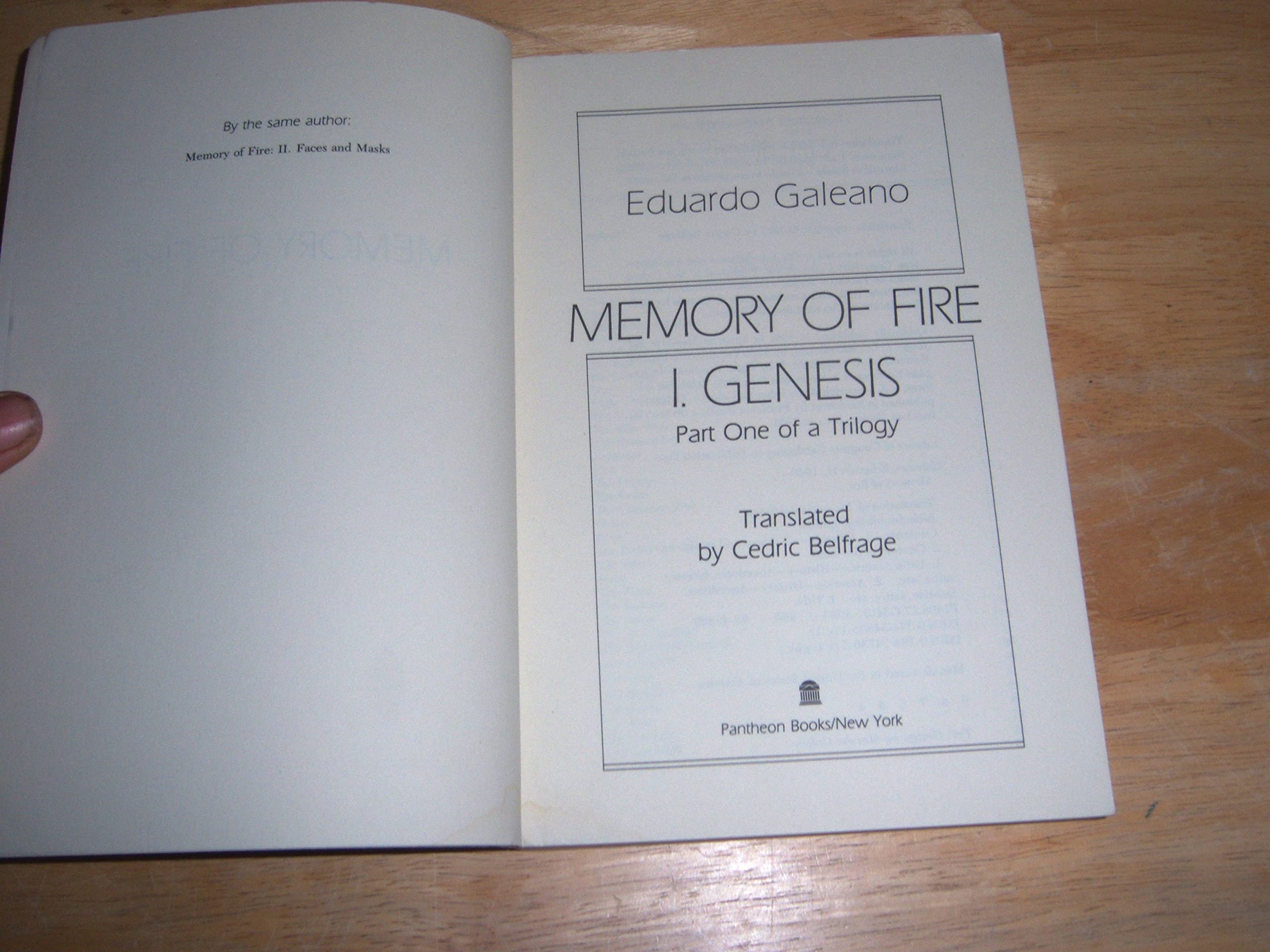 Memory of Fire: Genesis - Book 1 of the Epic Trilogy | Historical Fiction Novel for Book Clubs & Literature Lovers
