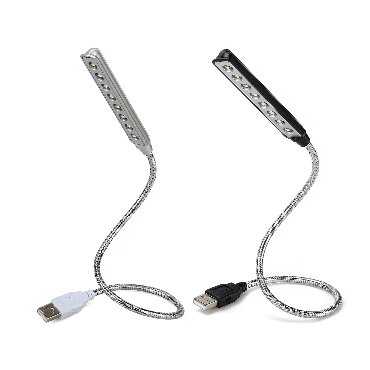 Flexible USB LED Keyboard Lamp - Adjustable Gooseneck Reading Light for Laptop, MacBook, Chromebook (ULT05) - Perfect for Night Work, Gaming & Study Sessions