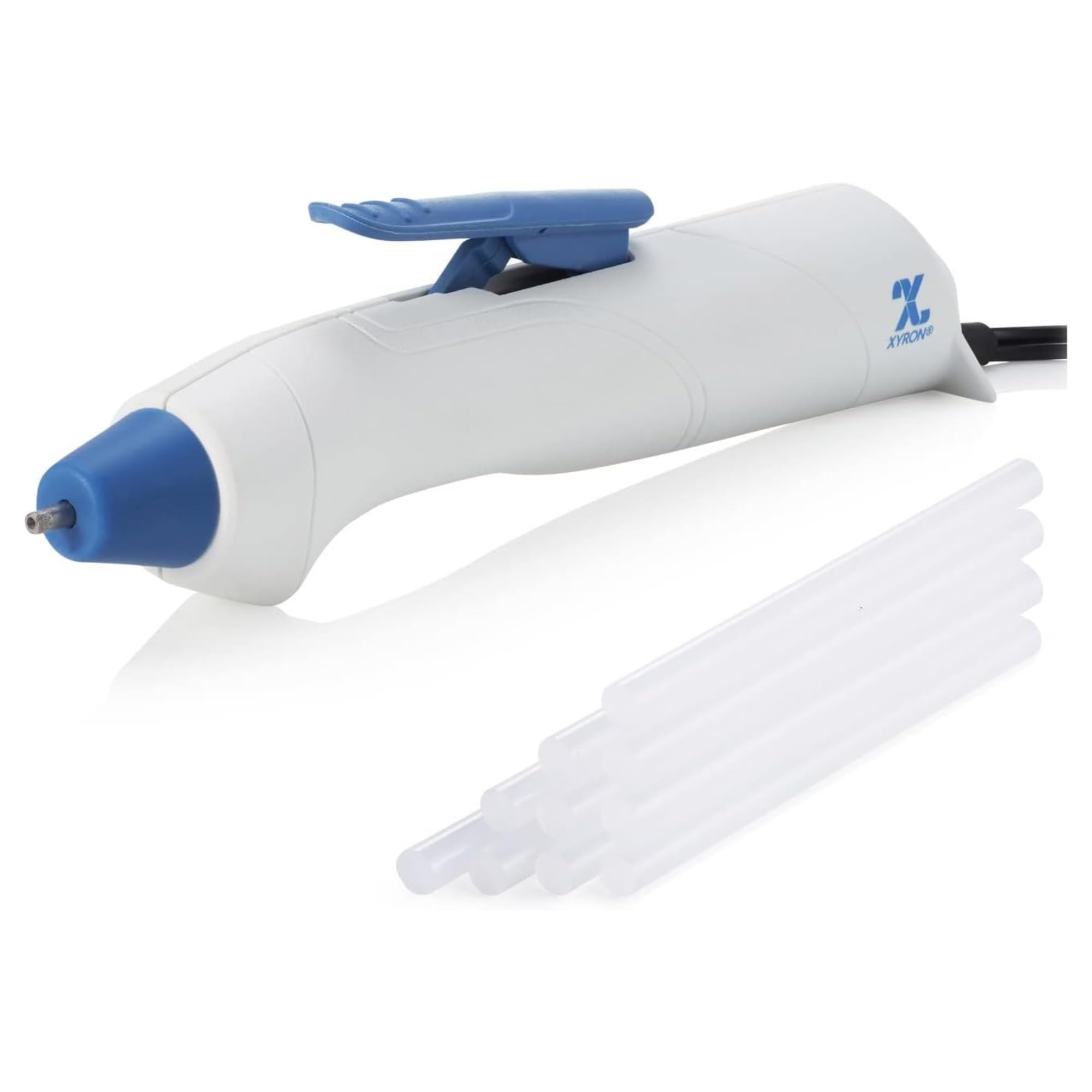 Xyron Mini Hot Glue Gun Pen for DIY Crafts - Lightweight & Ergonomic Design with 10 Mini 4