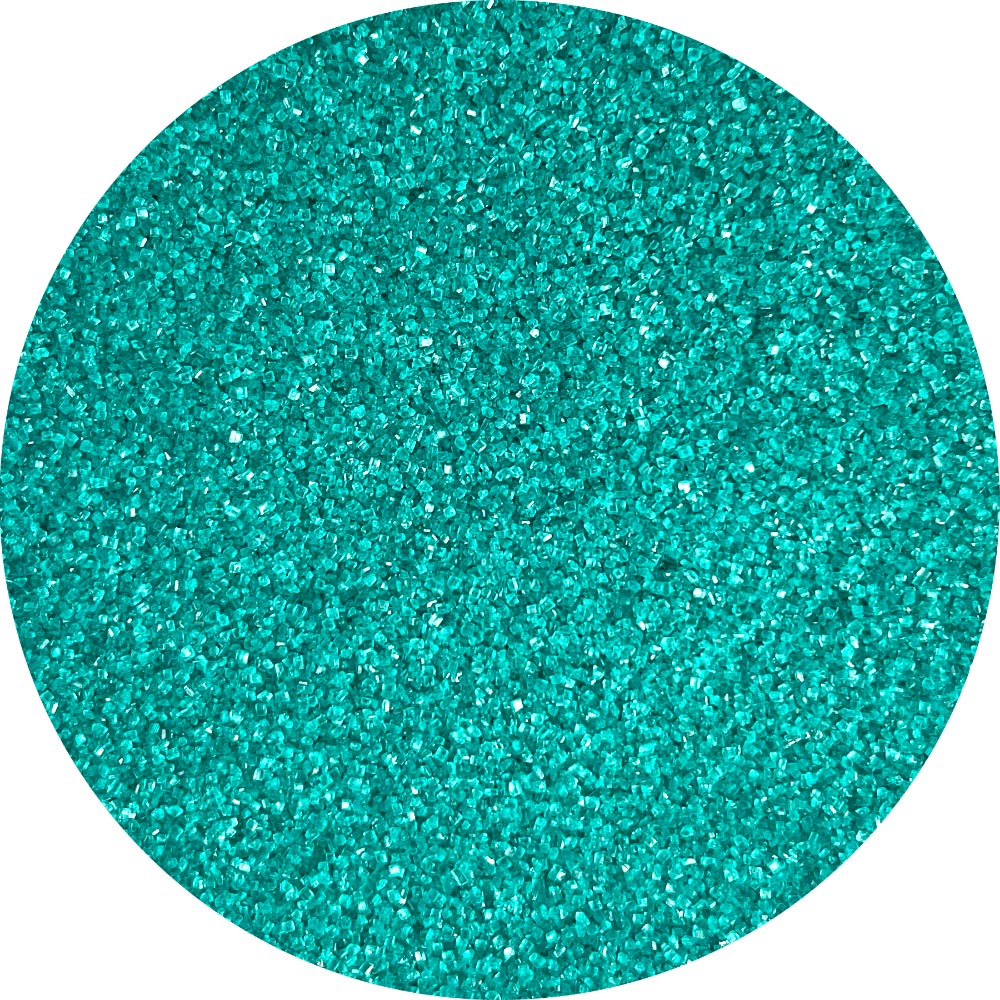 DecoPac Bulk Teal Sanding Sugar 33oz Tub - Edible Decor for Cakes, Cookies & Desserts - Perfect for Baking, Party Treats & DIY Crafts