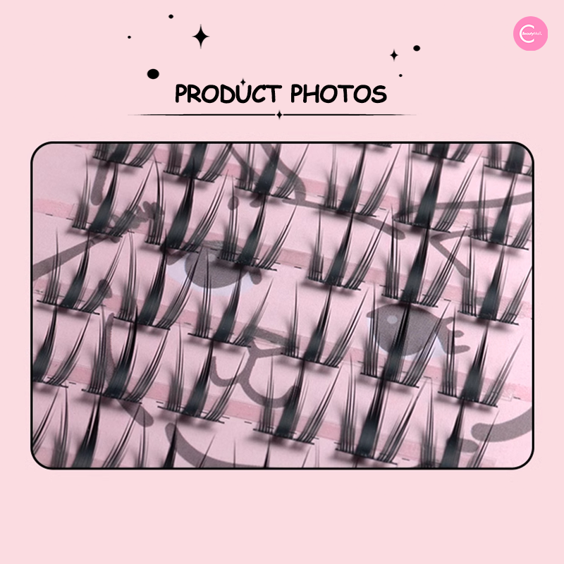 Gaoashes X Freya86 UF23 Midnight Cat Eyelashes - Fluffy Cat Paw False Lashes for Dramatic Eye Makeup | Perfect for Halloween, Cosplay & Night Out