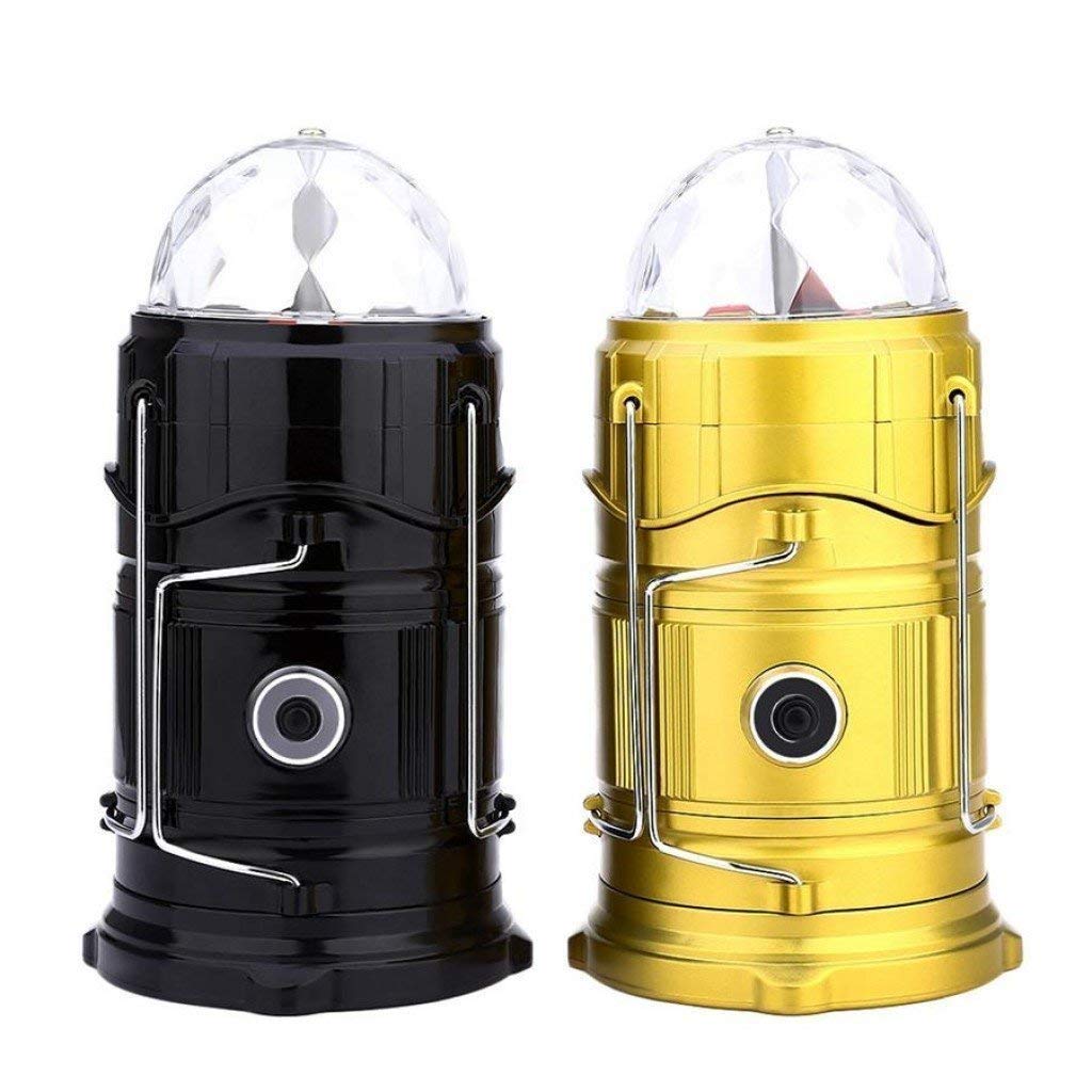 MJ Traders - Magic Cool Camping Lights XF-5802, 1W+6LED+3 Color LED, Portable Outdoor Lighting for Camping, Hiking, Backyard & Emergency Use