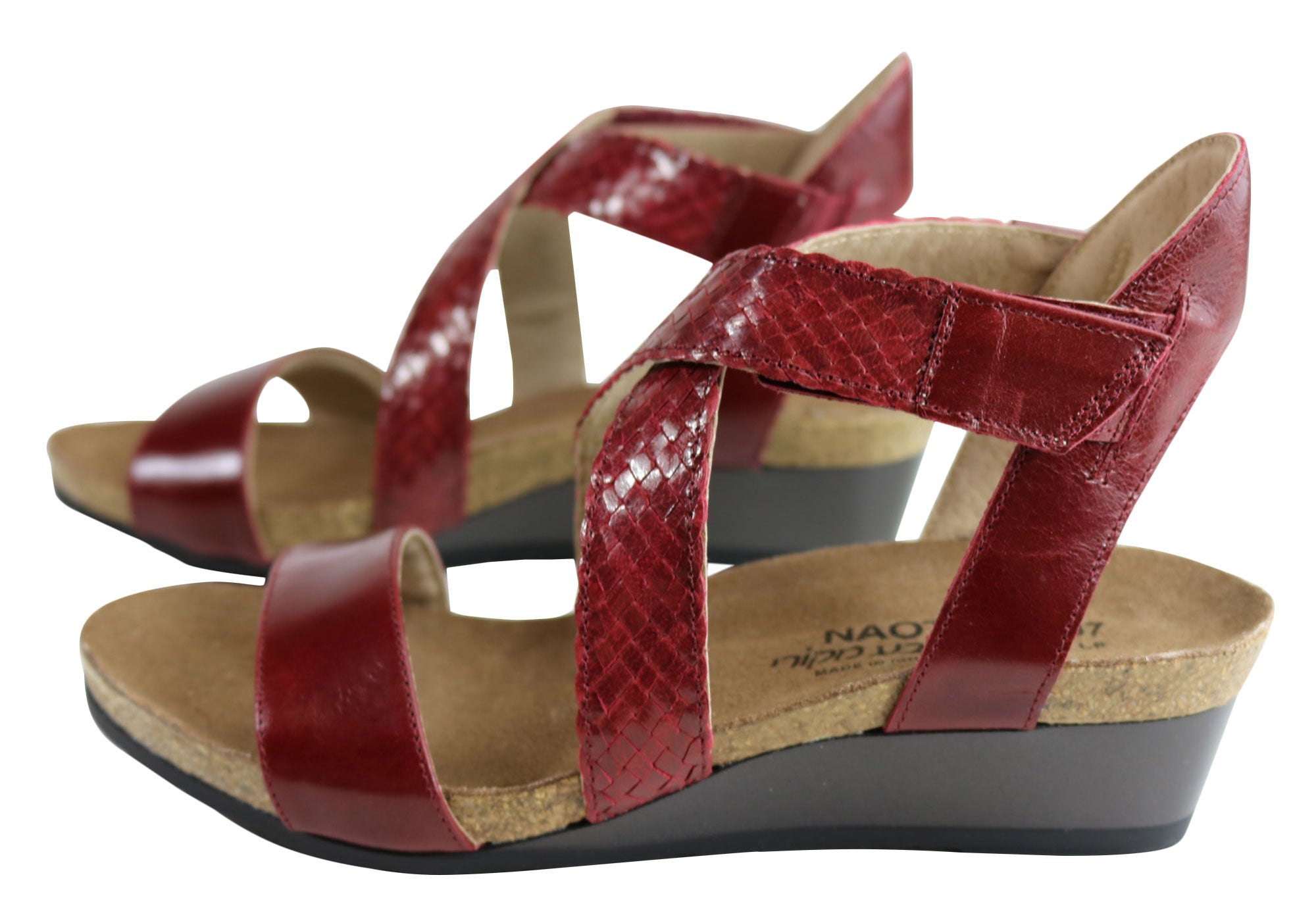 Naot Cupid Women's Leather Comfort Cushioned Supportive Wedge Sandals - Stylish & Orthopedic Footwear for Walking, Travel & Summer Outfits