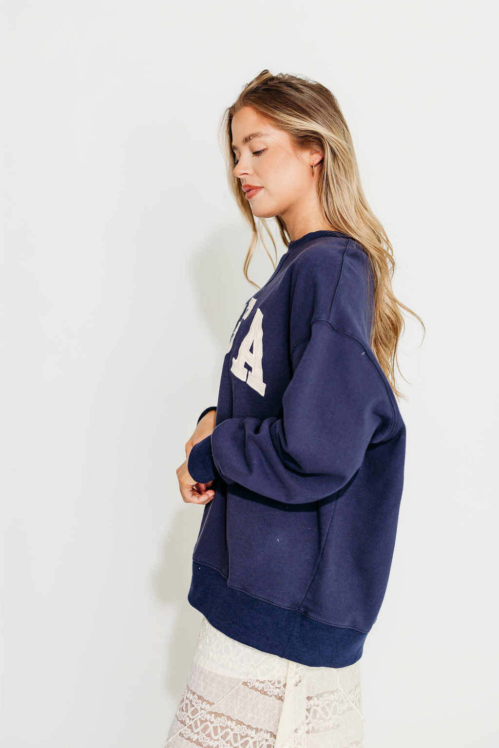 100% Cotton Terry Pullover Hoodie for Men & Women - Soft Breathable Navy Blue Sweatshirt - Perfect for Gym, Lounge & Casual Wear