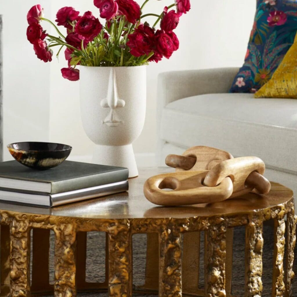 Cyan Design 11143 Lucila Gold Coffee Table - Modern Living Room Centerpiece for Home Decor & Entertaining