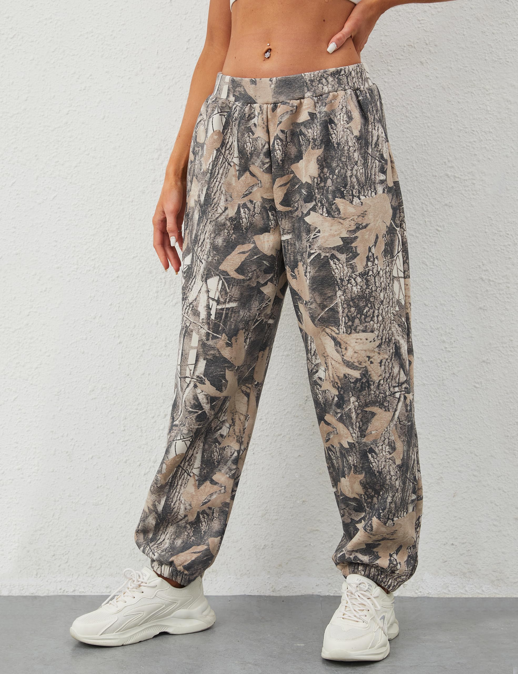 Women's High Waisted Fleece Joggers - Soft Baggy Sweatpants with Pockets for Casual Wear & Lounge | Perfect for Yoga, Running Errands & Cozy Home Outfits