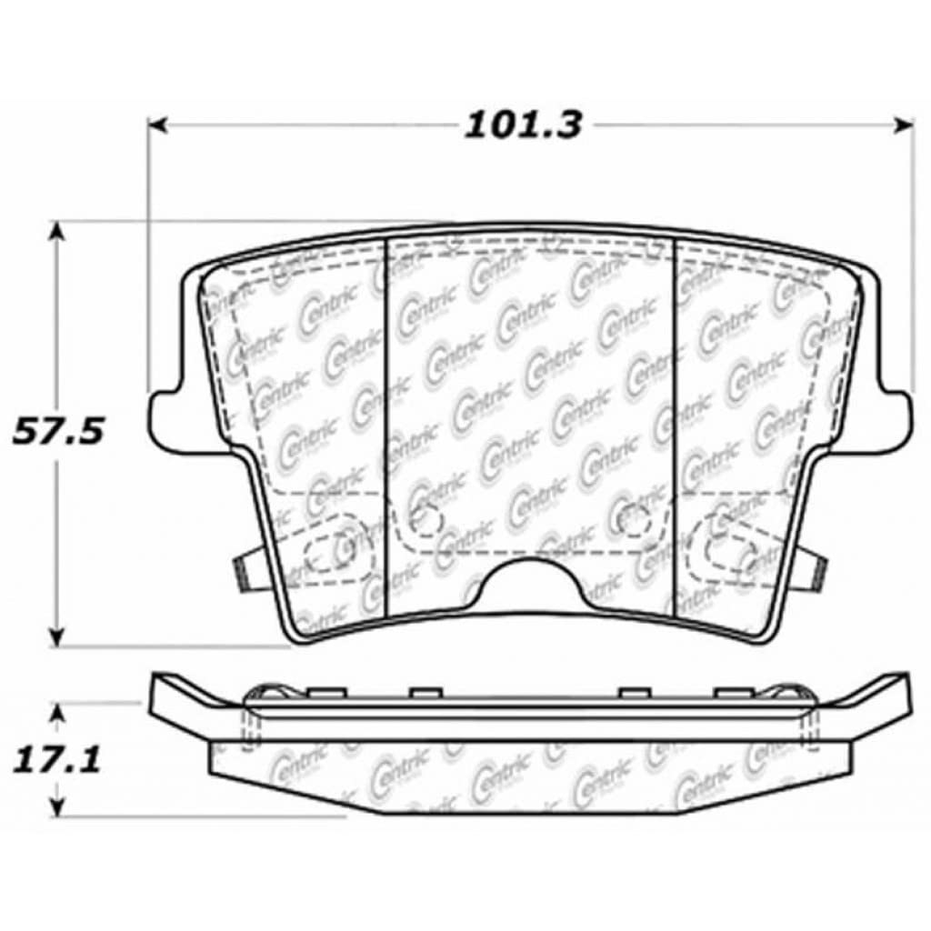 StopTech PosiQuiet Ceramic Brake Pads for 2007-2020 Dodge Charger Rear - Low Noise & Dust Performance Brakes | Perfect for Daily Driving & High-Performance Use