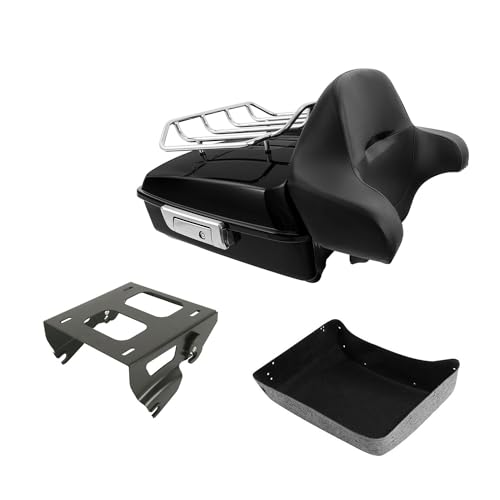 Black Solo Mount Rack Tour Pack Set Style #5