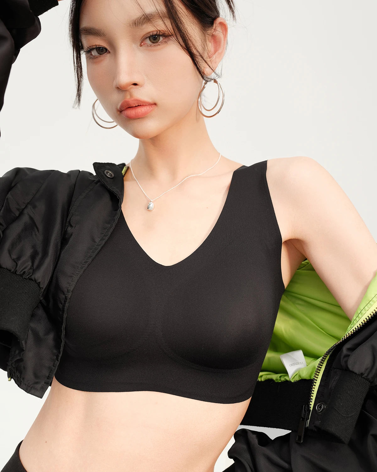 Seamless Wide Strap Silk Bra for Women - Comfortable Wireless Support Bra for Everyday Wear, Yoga, Sleep & Lounge