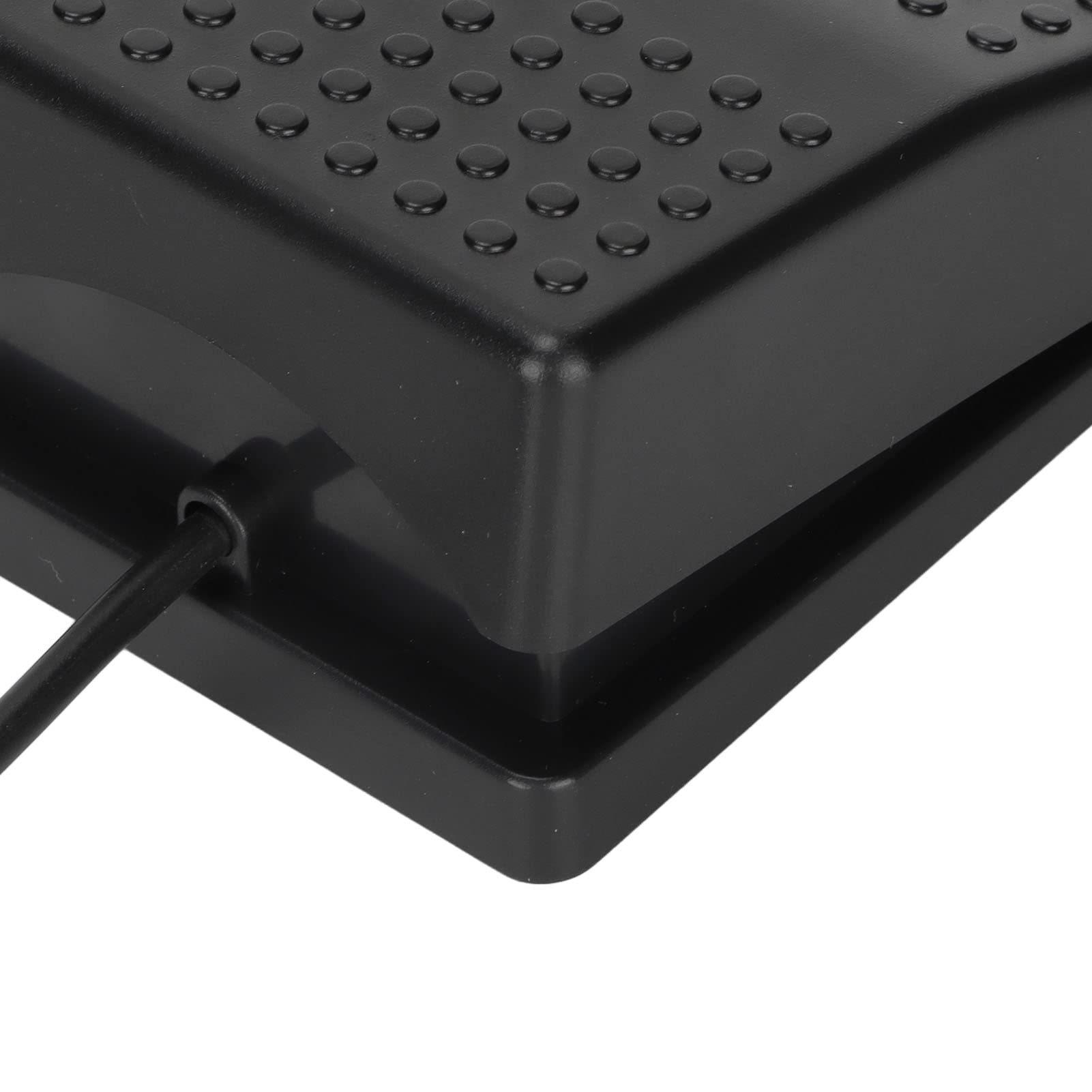 Programmable USB Foot Pedal Switch - Single Key HID Mechanical Keyboard Action Pedal with 2m Cable | High Sensitivity Customizable Foot Control for Gaming, Transcription, Video Editing & Office Work