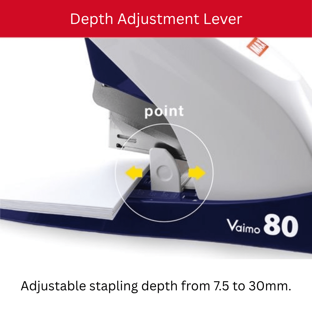 Vaimo Heavy Duty 80 Sheet Stapler - 11UFL / MAX Capacity - Ideal for Office, School, and Home Use