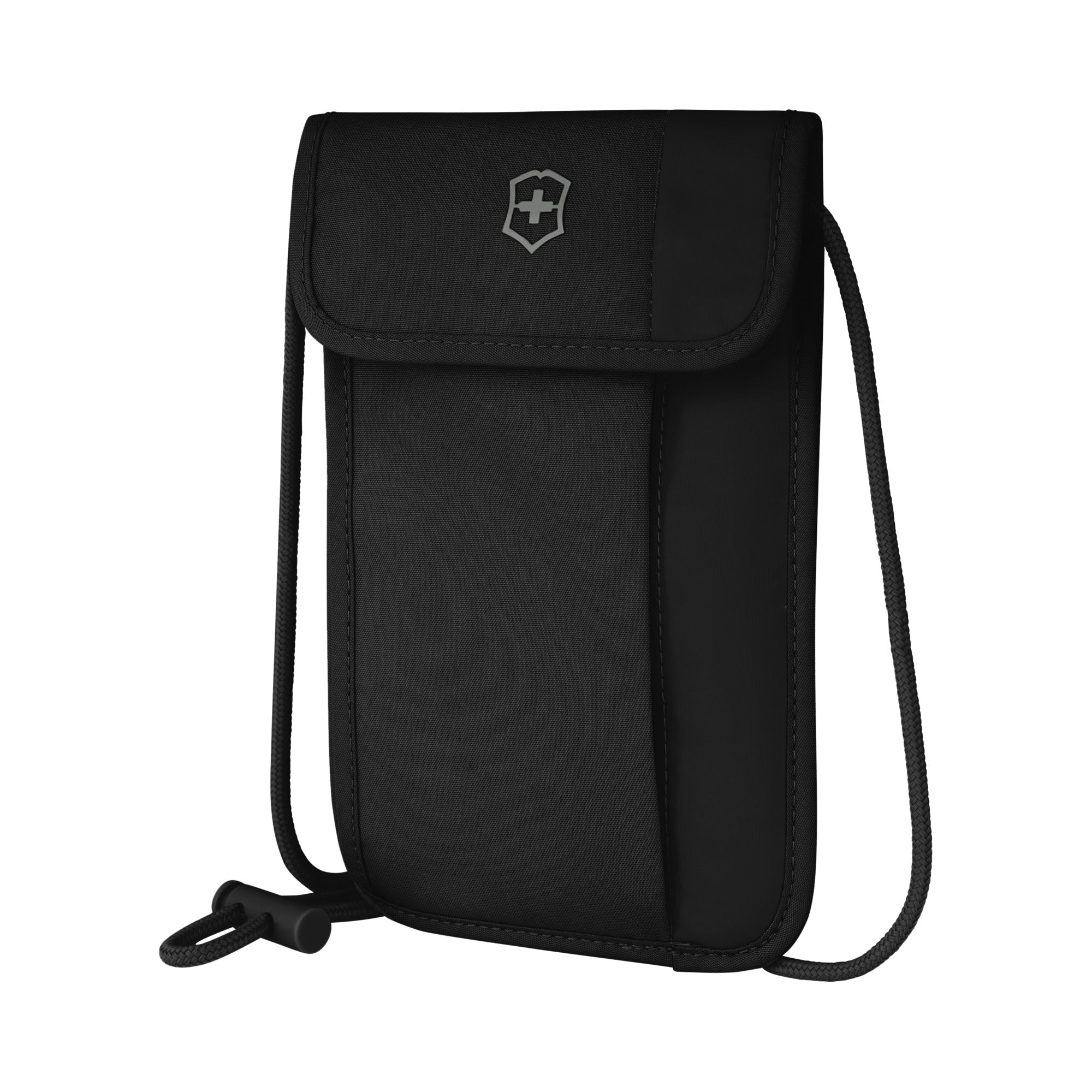 Victorinox Travel Essentials Security Neck Pouch - RFID Blocking Anti-Theft Money Belt for Passport & Credit Cards - Perfect for Airports, Hiking & International Travel