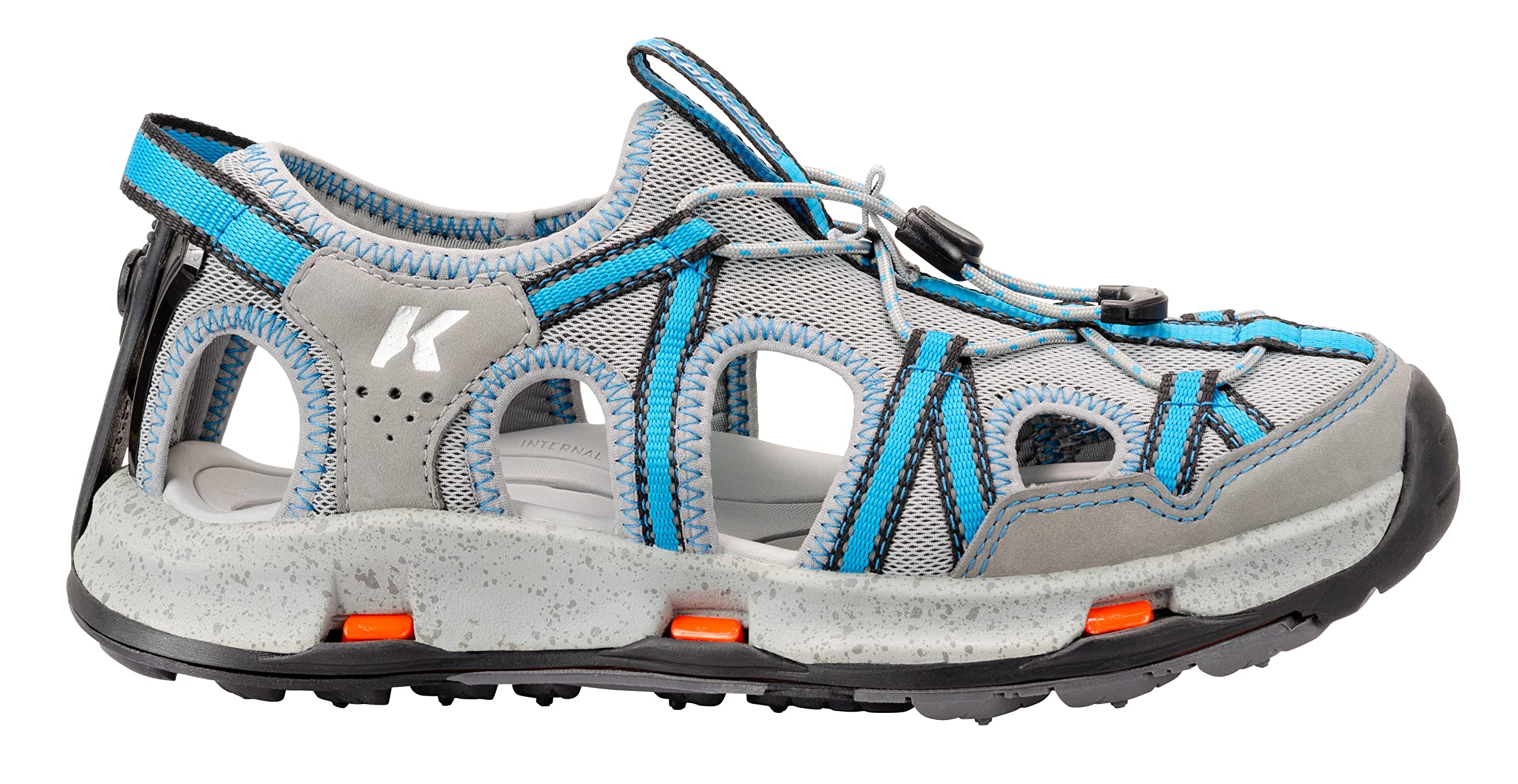Korkers Women's Swift Sandal - Lightweight Water Shoes for Hiking, Beach & Outdoor Adventures | Quick-Dry Comfortable Summer Sandals for Women