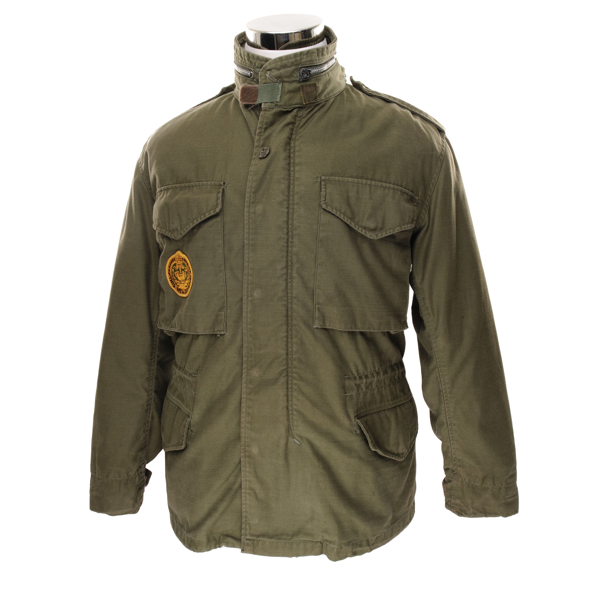 Vintage US Army M-1965 M65 Field Jacket - Vietnam War Era - Size Small Short - Military Patch - Perfect for Outdoor Adventures & Historical Reenactments