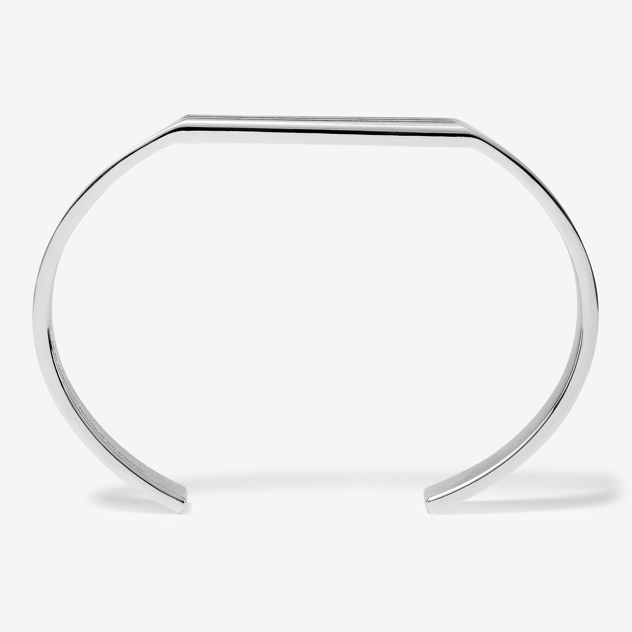 21g Polished Sterling Silver Godron Flat Bracelet - Elegant Minimalist Jewelry for Women - Perfect for Everyday Wear, Office & Special Occasions