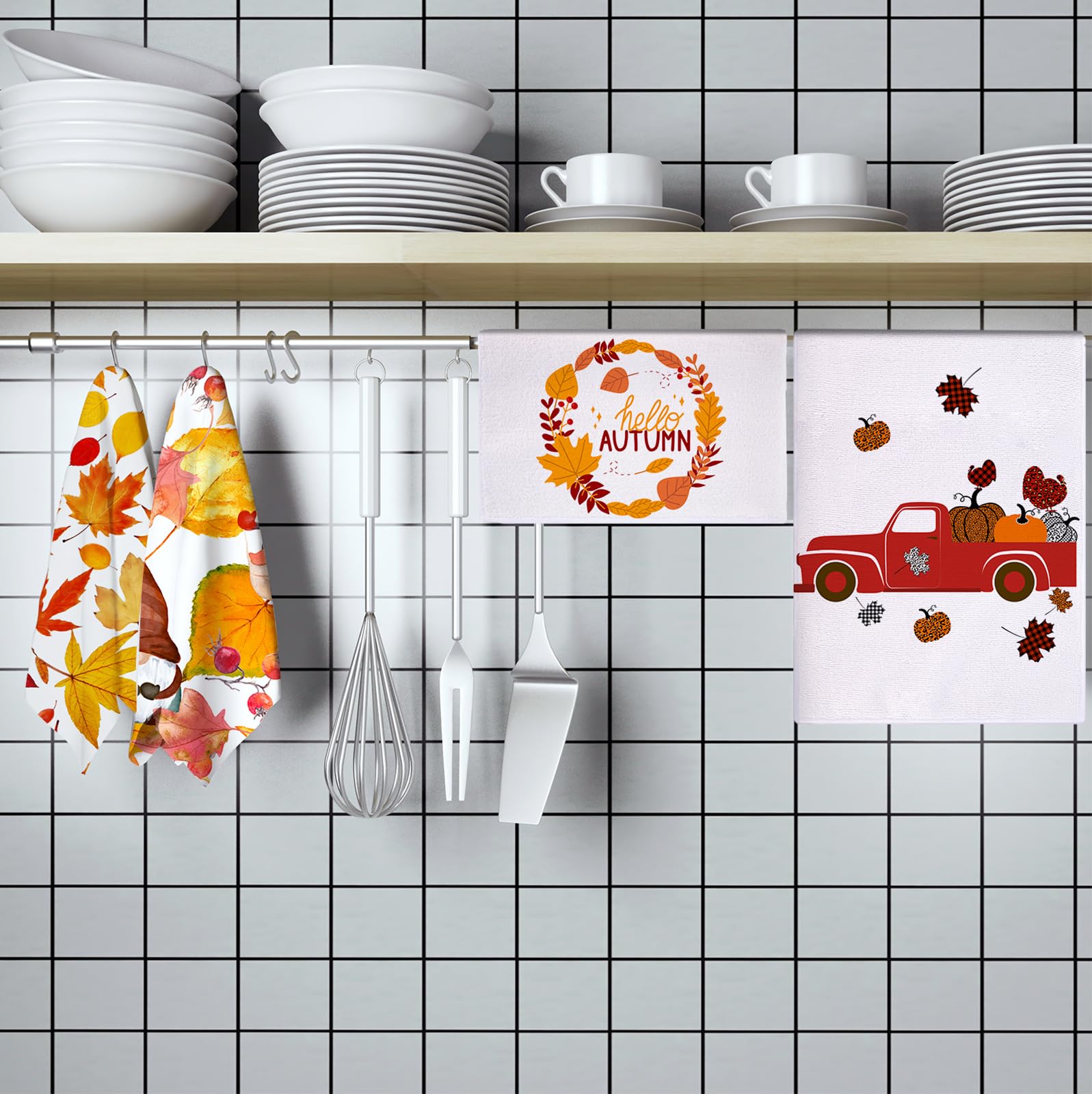 Premium Sublimation Blank Towels - 36-Pack DIY Microfiber Kitchen & Dish Towels (16x24 & 12x12 Inch) for Cooking, Cleaning & Home Decor - White Multipurpose Absorbent Cloth Set