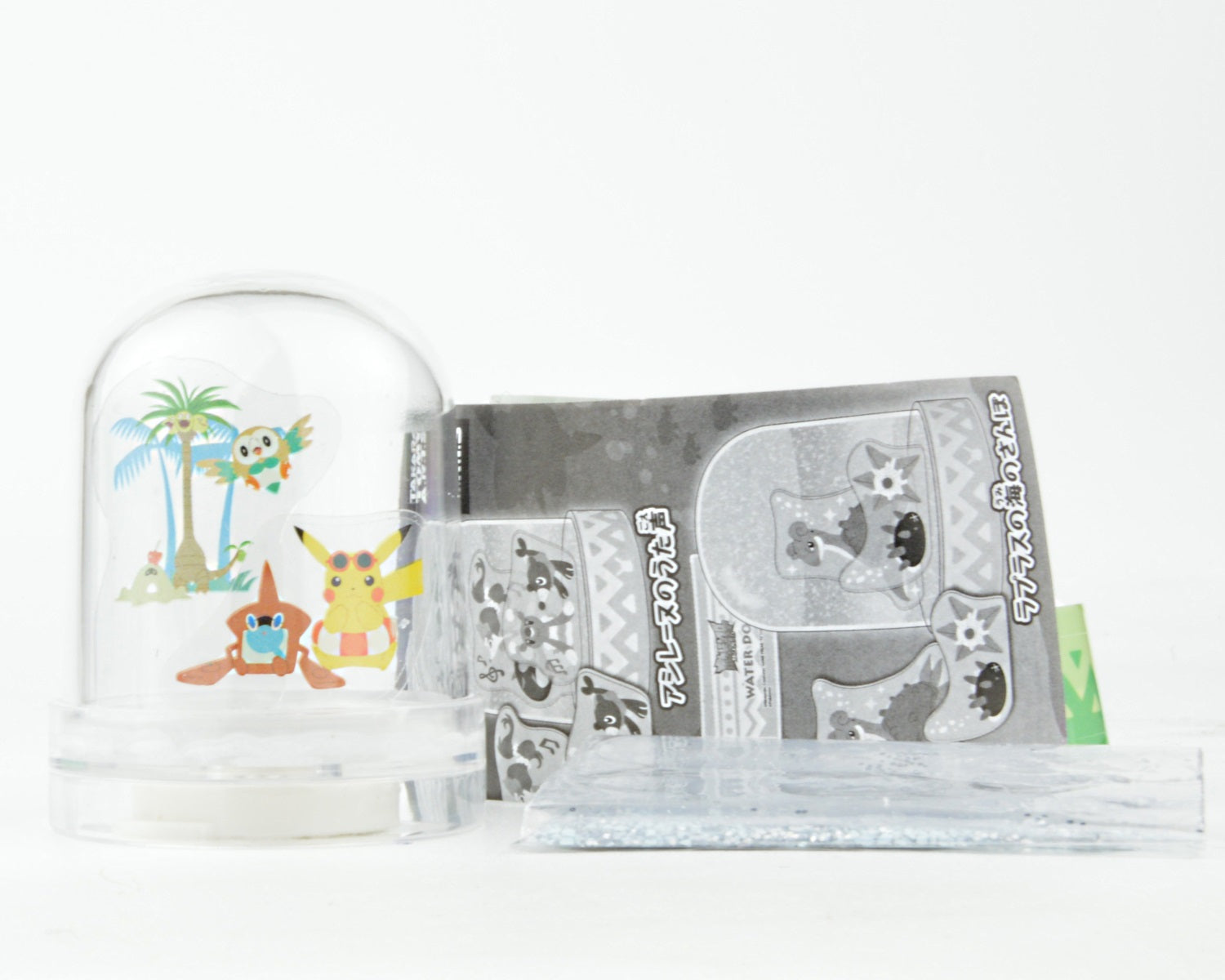 Pokemon Sun and Moon Mini Snow Globe - Takara Tomy Official Collectible Gift for Pokemon Fans | Perfect for Home Decor, Office Display & Anime Collections