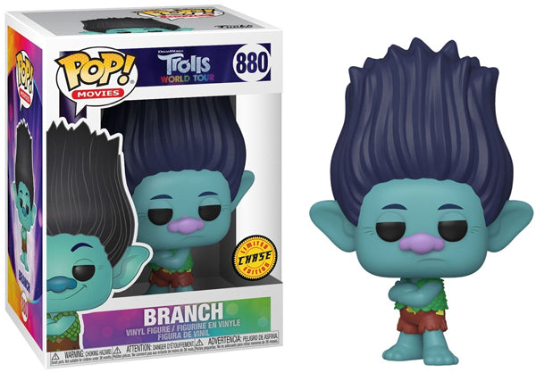 Exclusive Trolls World Tour Branch Chase 880 - Perfect for Collectors and Movie Fans - Great for Display, Gifts, and Themed Parties