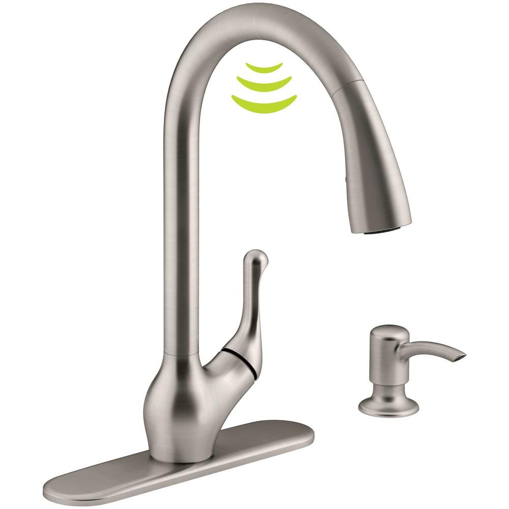 BAROSSA® Touchless Kitchen Faucet - Motion Sensor Hands-Free Water Dispenser for Modern Home, Perfect for Cooking, Washing Dishes & Hygiene