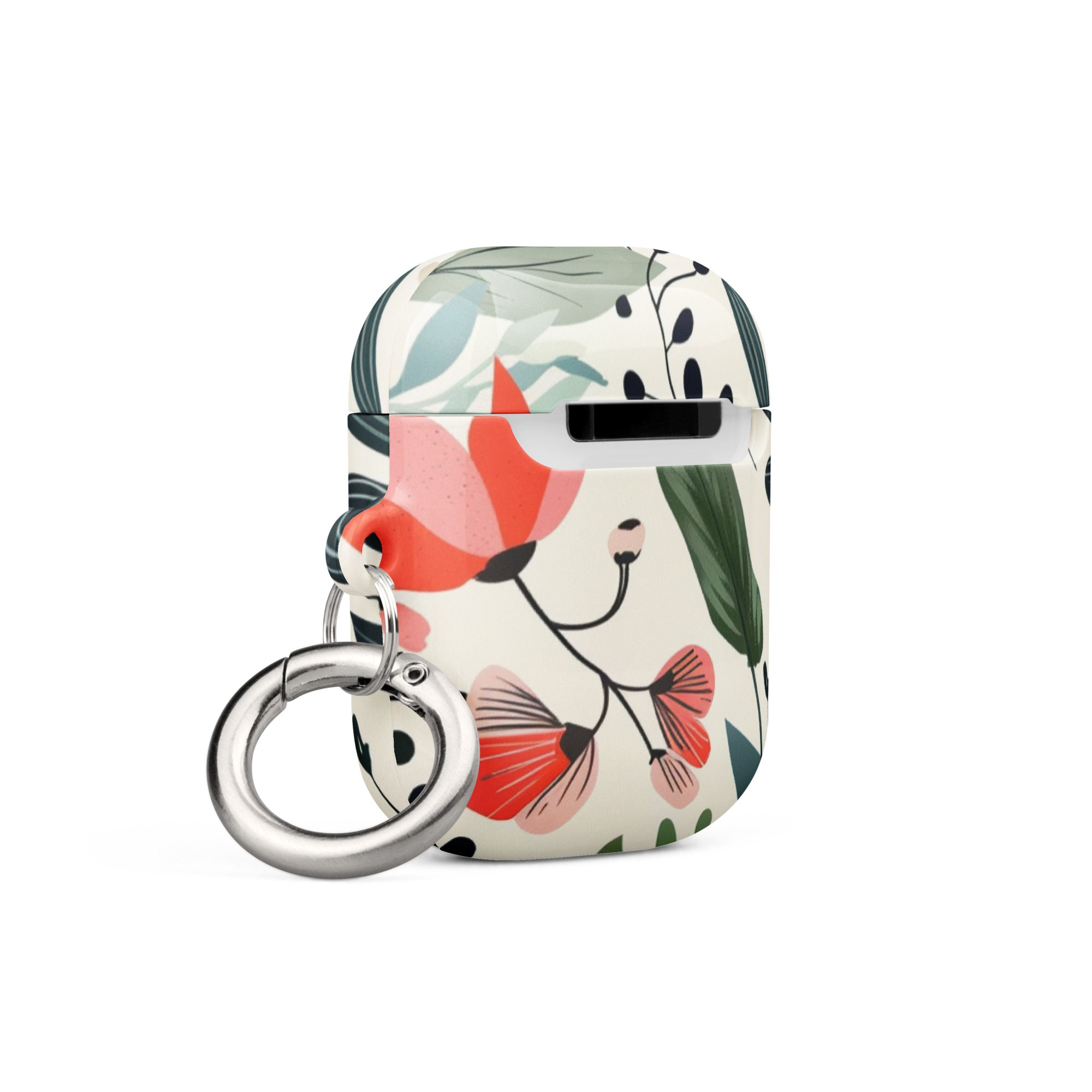 Stylish Botanical Leaves AirPods Case - Durable Protective Cover for AirPods 1/2/3/Pro - Perfect for Travel, Work & Outdoor Activities