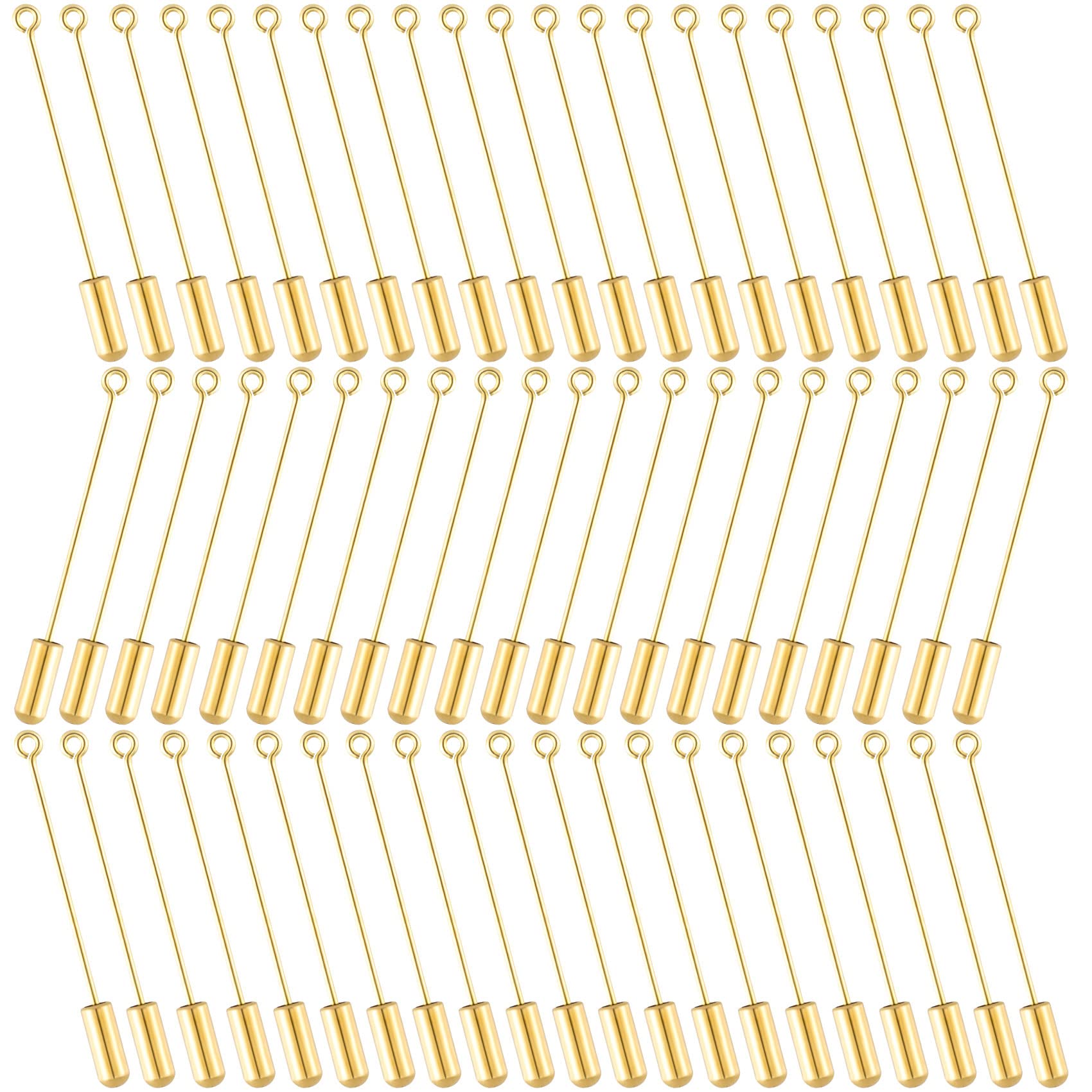 90pcs Boutonniere Pins with Cap, 1.77 Inch Copper Stick Pins for Wedding Bouquets, Corsages, Jewelry Making - Antique Gold Eye Pins with Clutches (4.5cm) - Perfect for DIY Crafts, Floral Arrangements & Bridal Accessories