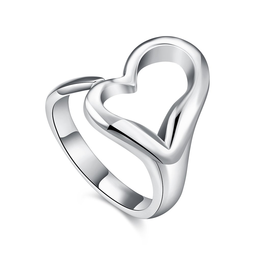 925 Sterling Silver Adjustable Open Ring for Women - Elegant Wedding Band, Promise Ring & Fashion Jewelry - Perfect for Engagements, Anniversaries & Everyday Wear
