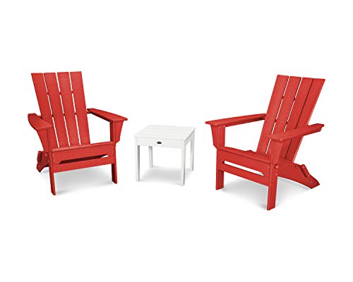 White / Sunset Red