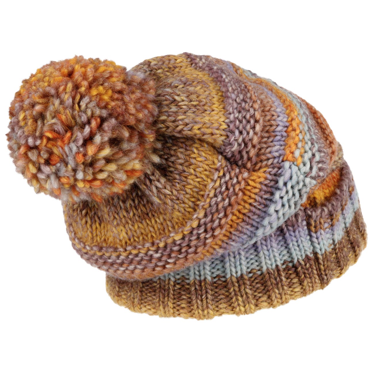 Lierys Faux Fur Pompom Beanie - Soft Winter Knit Hat for Women & Men - Cozy Cold Weather Accessory for Skiing, Snowboarding & Outdoor Activities