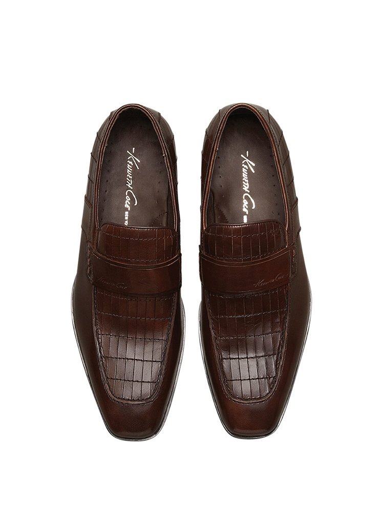 Kenneth Cole Men's Slip-On Loafers - Comfortable & Stylish Casual Shoes for Business, Office & Travel | Perfect for Work, Dress Up & Everyday Wear
