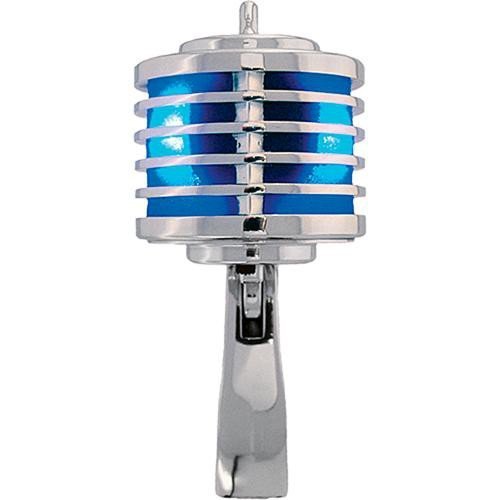 Heil Sound The Fin Dynamic Chrome Vocal Microphone with Blue LEDs & Sony MDR-ZX310AP ZX Series Stereo Headphones - Perfect for Podcasting, Streaming, and Professional Recording